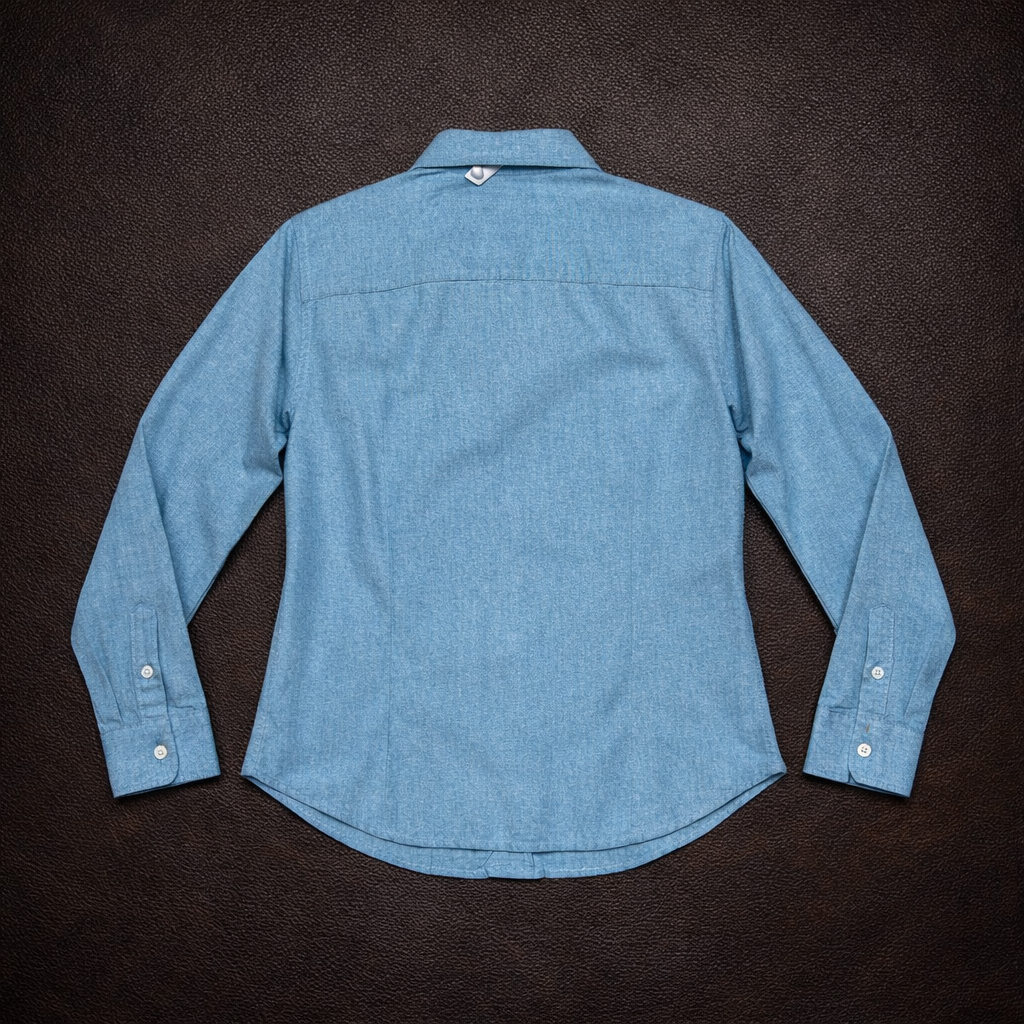 Camisa Azul-Mujer